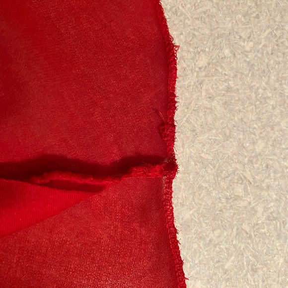 Gala Women's Red Lace Flirty Top Size XL - Picture 5 of 5